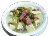 咸菜冻豆腐煮腊鸭腿