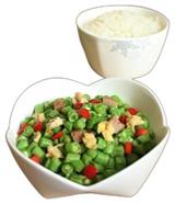 剁椒腌豇豆炒肉蛋